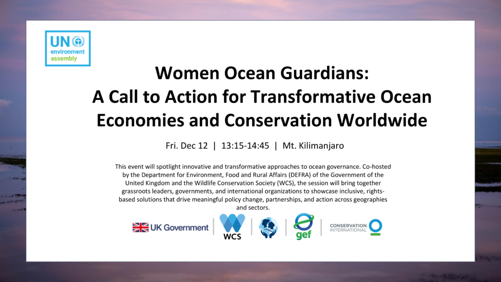Women Ocean Guardians: A Call to Action for Transformative Ocean Economies and Conservation